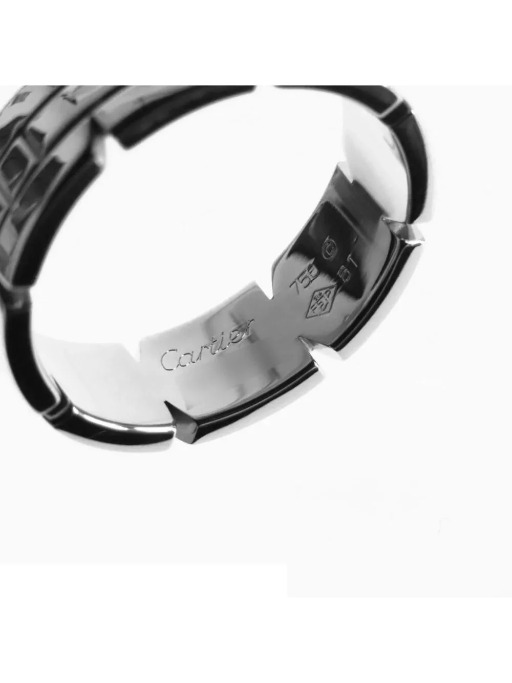Cartier Tank Francaise Ring White Gold 18K